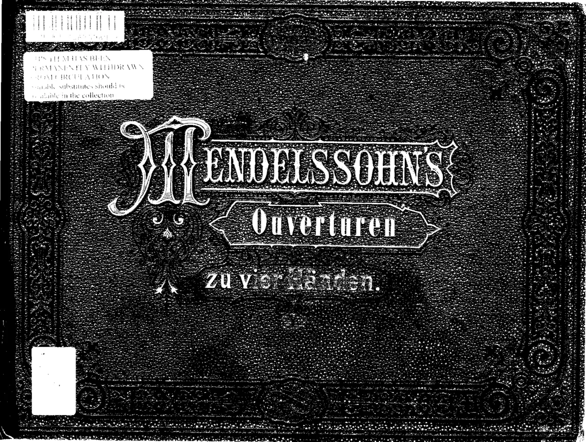 10 Ouverturen für Pianoforte zu 4 Händen - Page 1