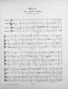 Missa Ave maris stella