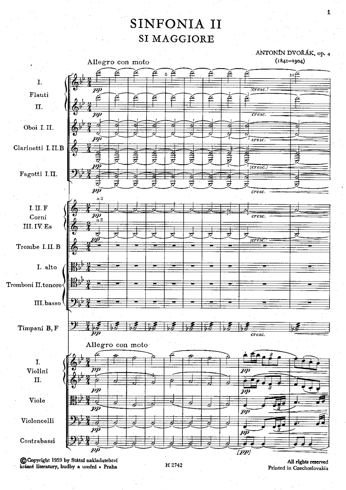 Symphony No.2 - Page 1