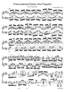 Études d'exécution transcendante d'après Paganini S.140