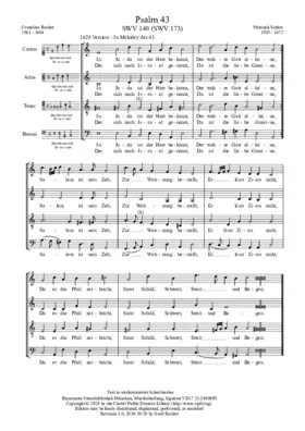 In Juda ist der Herr bekannt, SWV 173