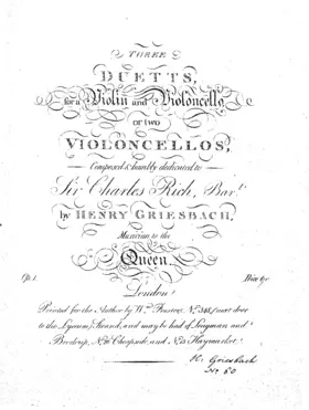 3 Duets, Op.1