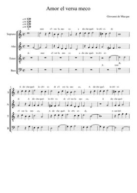 Amor e'l versu meco