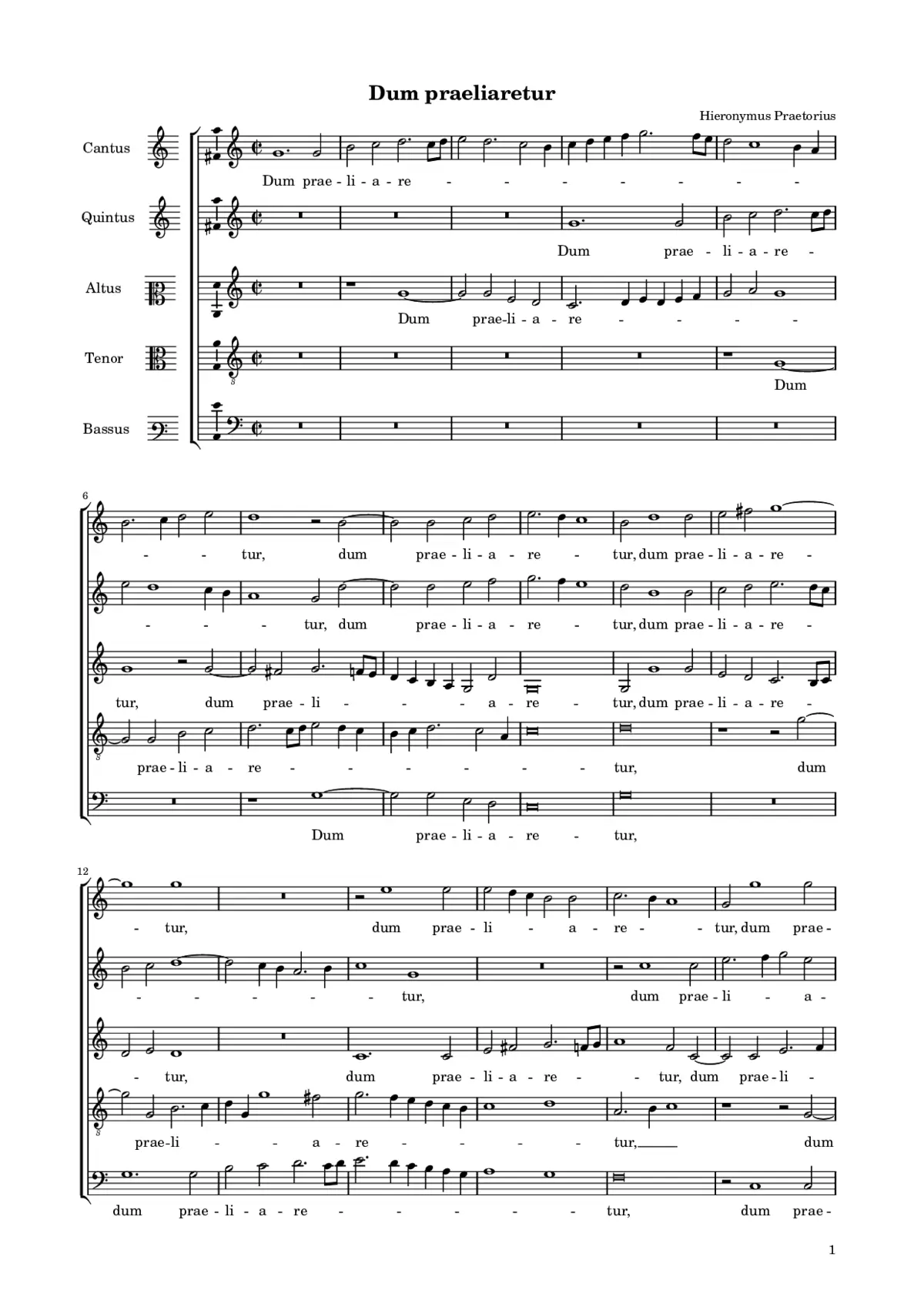 Dum praeliaretur - Page 1