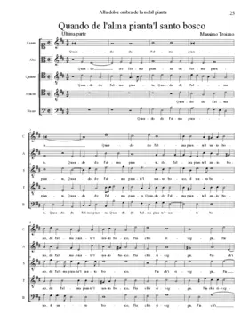 Quando de l'alma pianta'l santo bosco