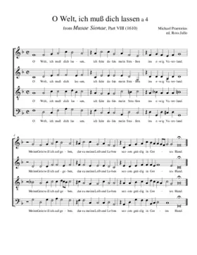 O Welt, ich muß dich lassen