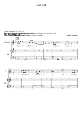 Se la doglia e'l martire