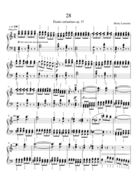 Études enfantines Op.37