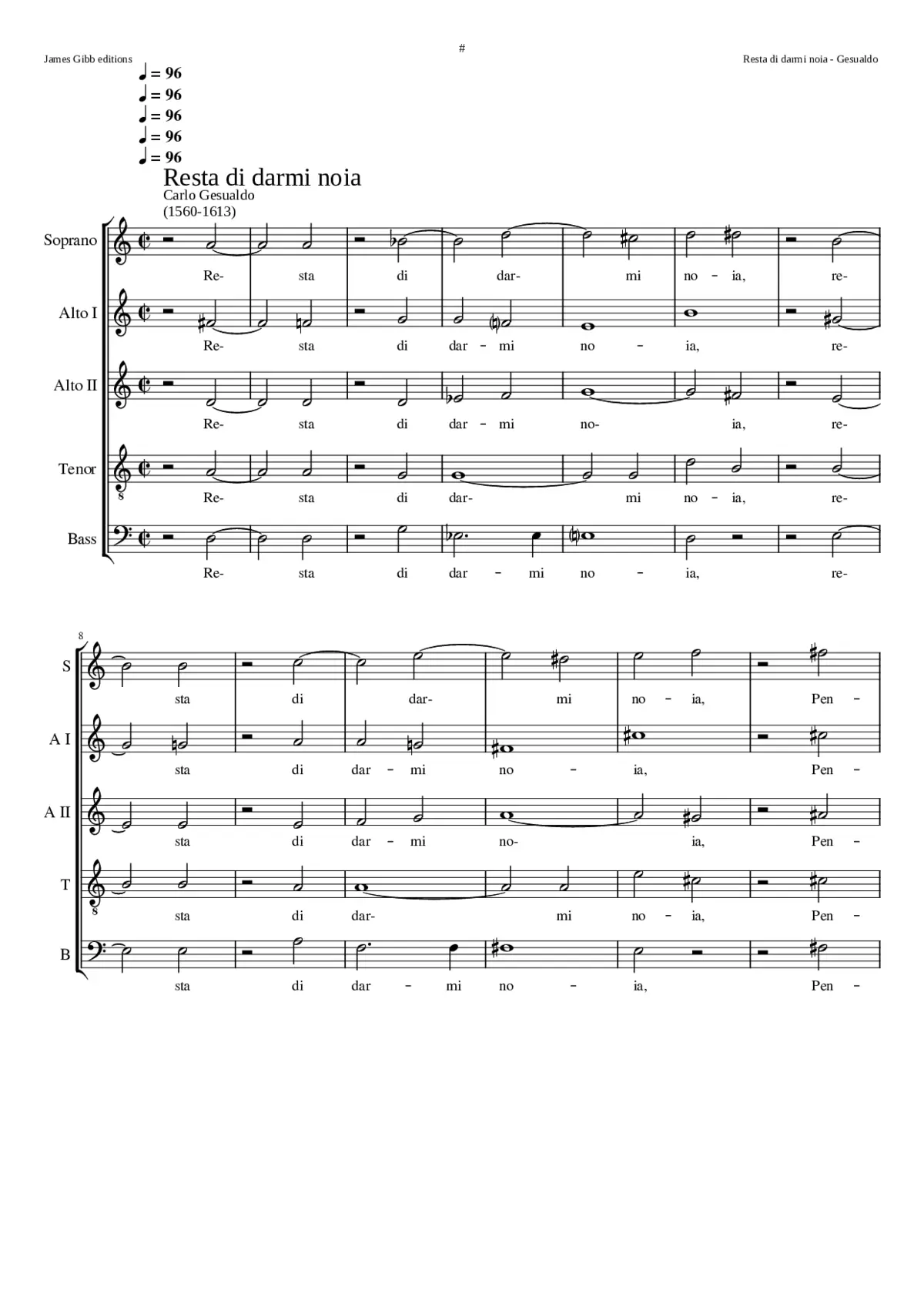 Resta di darmi noia - Page 1