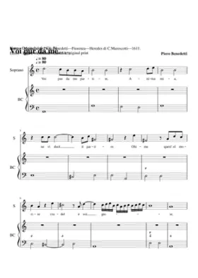 Voi pur da me partite