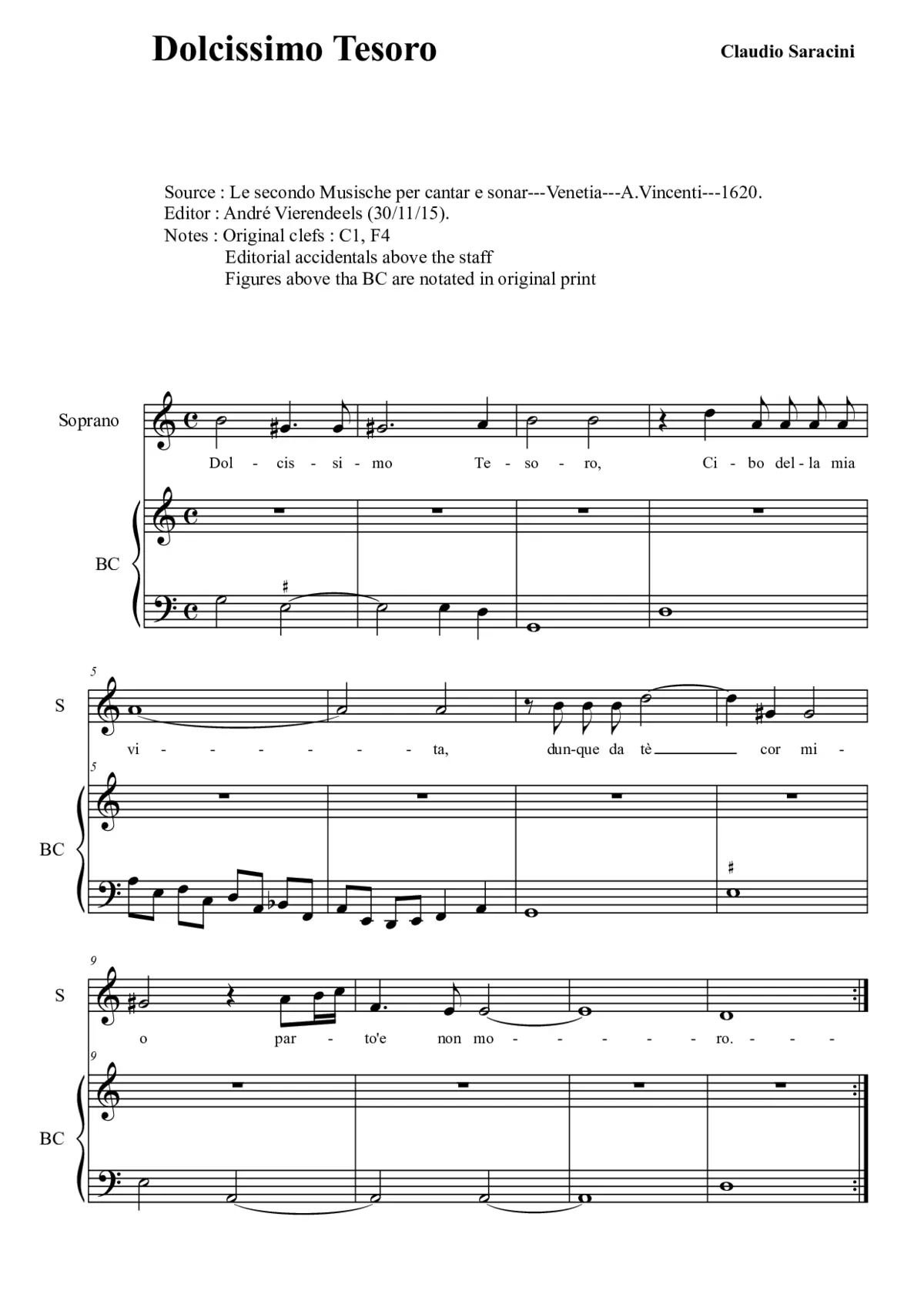 Dolcissimo Tesoro - Page 1