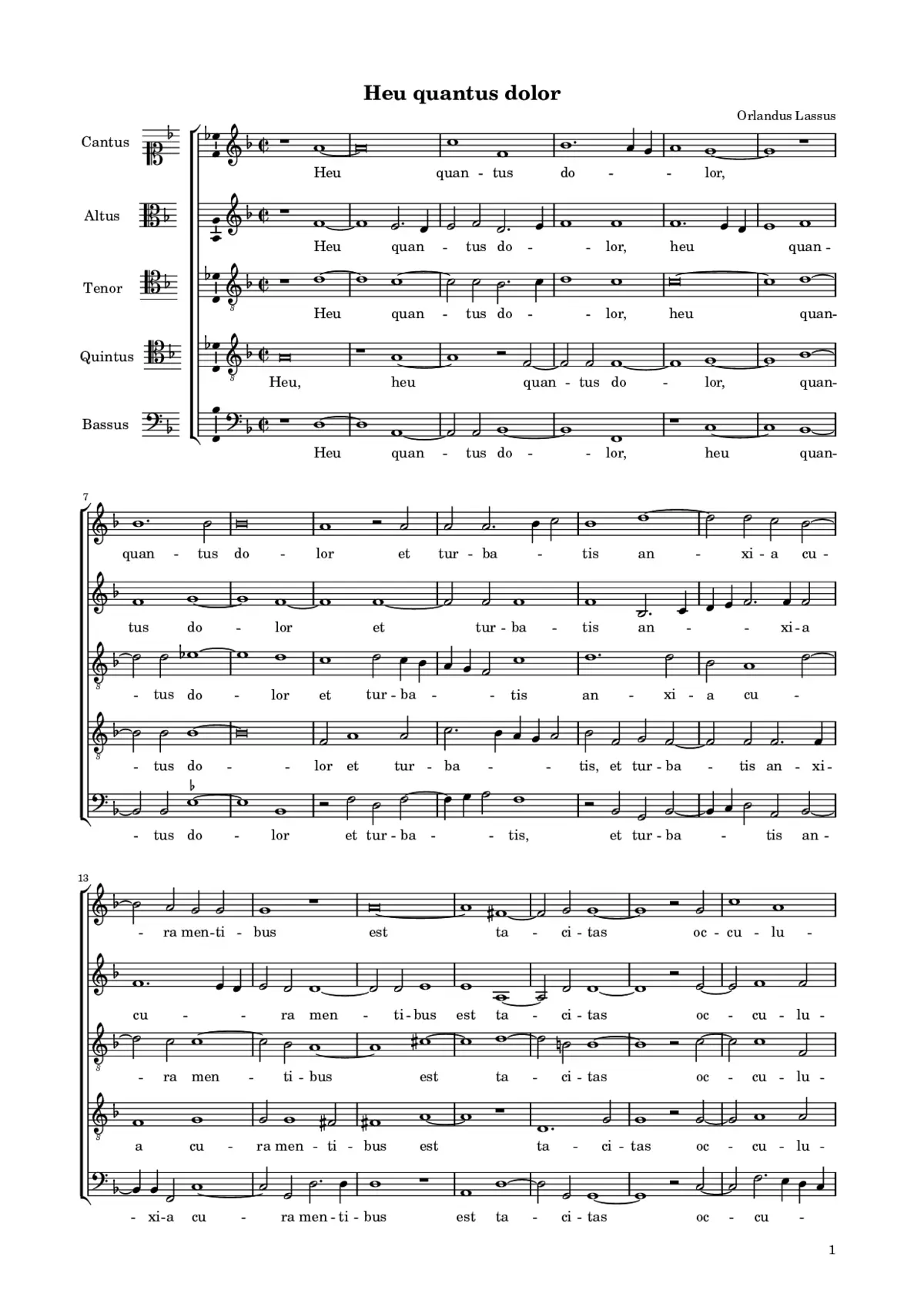 Heu quantus dolor - Page 1