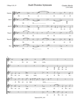 Audi Domine hymnum