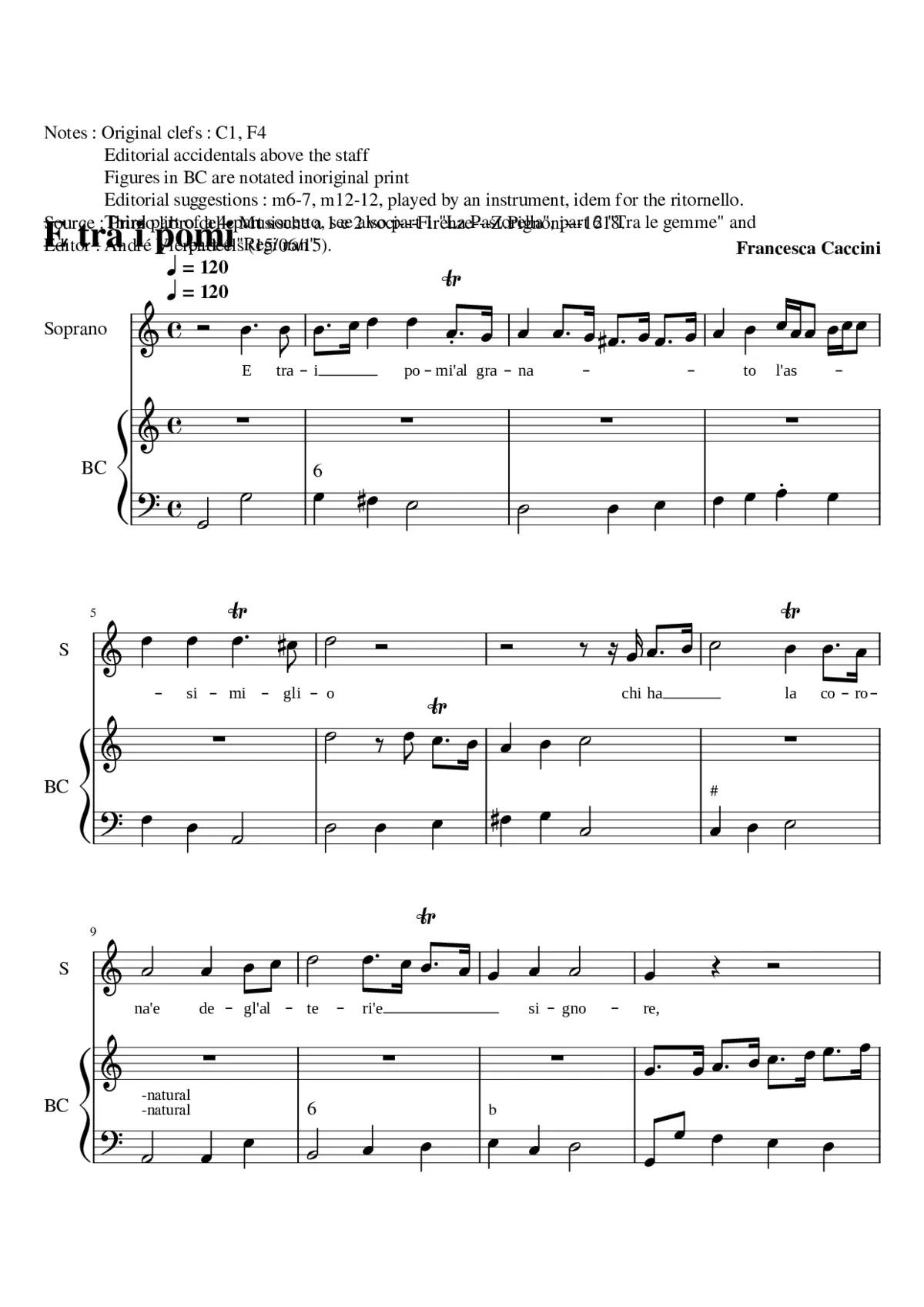 E tra i pomi - Page 1