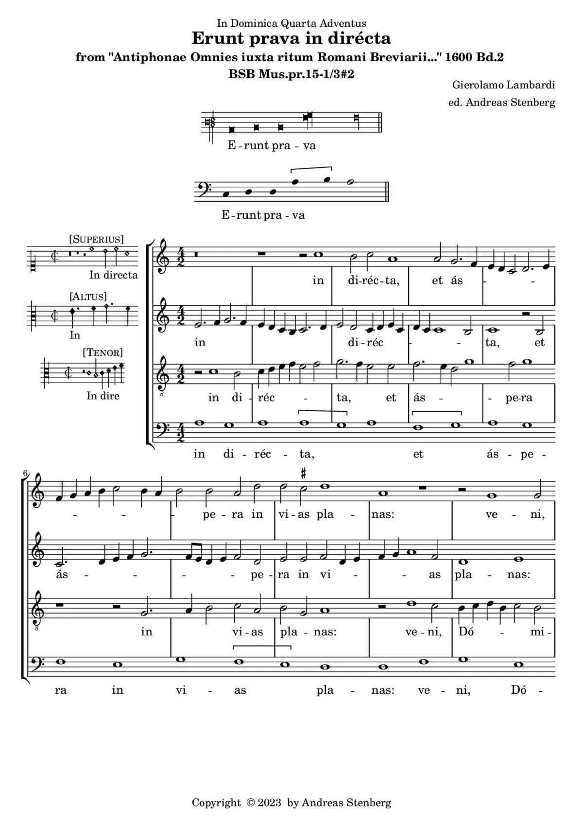 Erunt prava in directa - Page 1