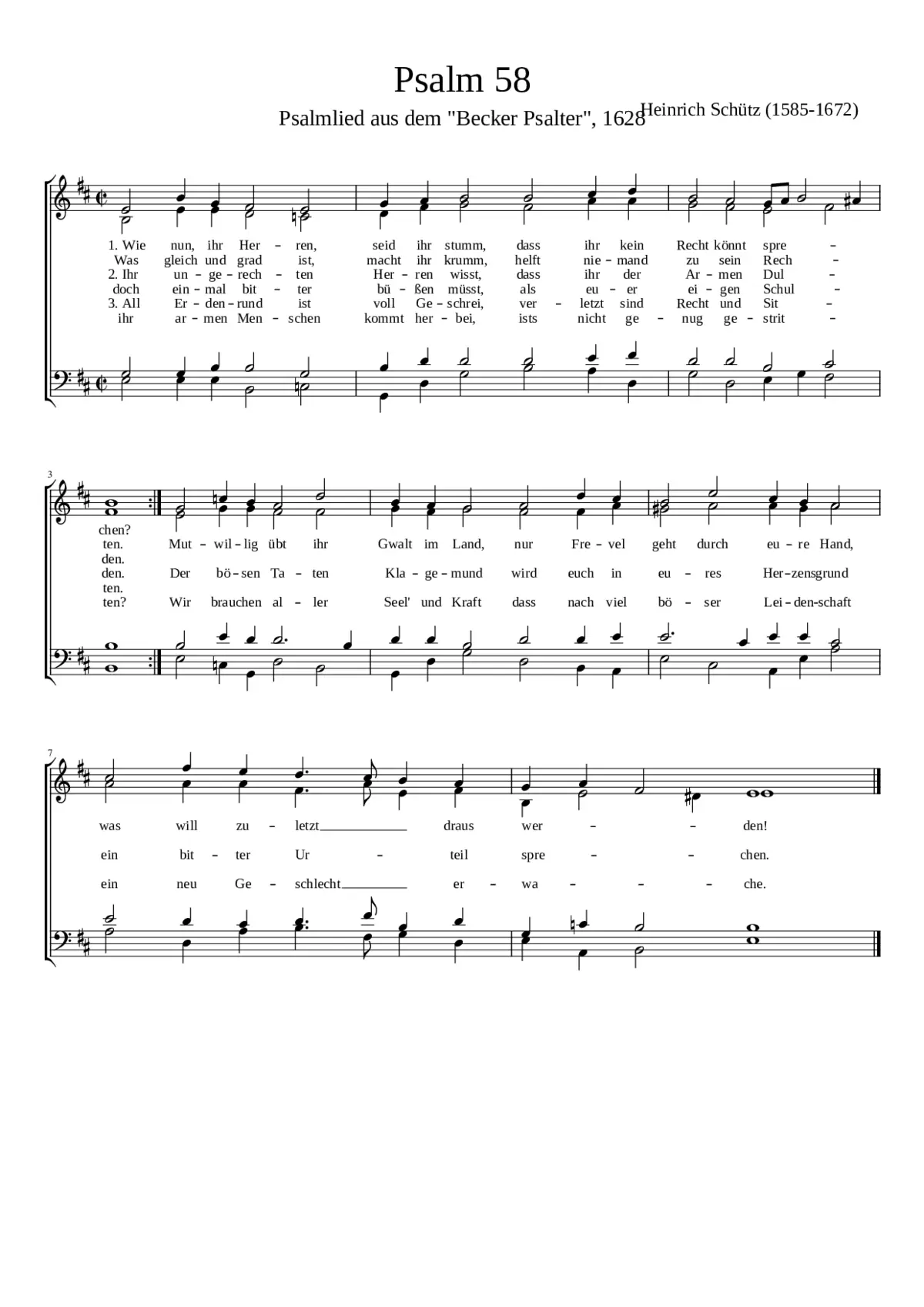 Psalm 58 - Page 1