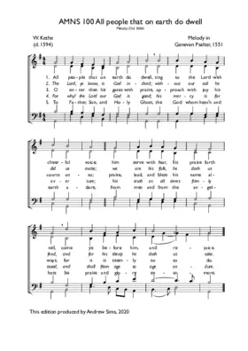 All people that on earth do dwell