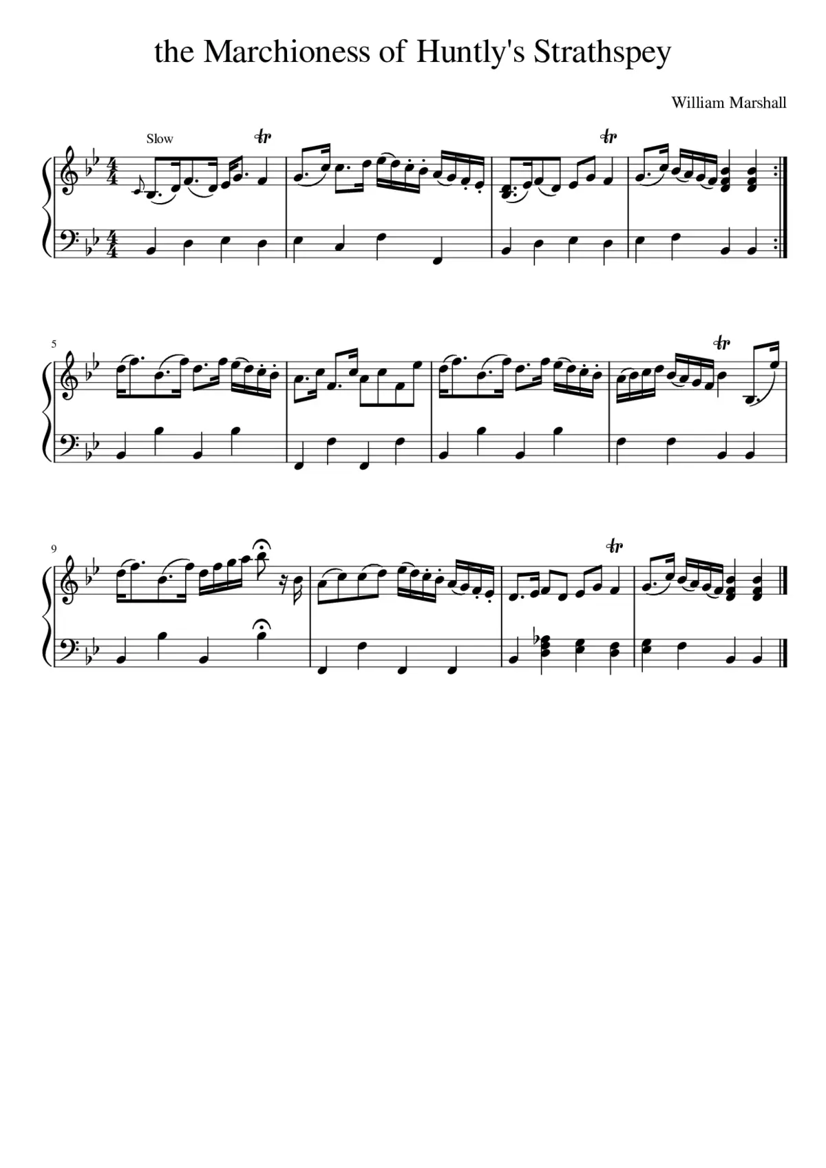 The Marchioness of Huntly - Page 1