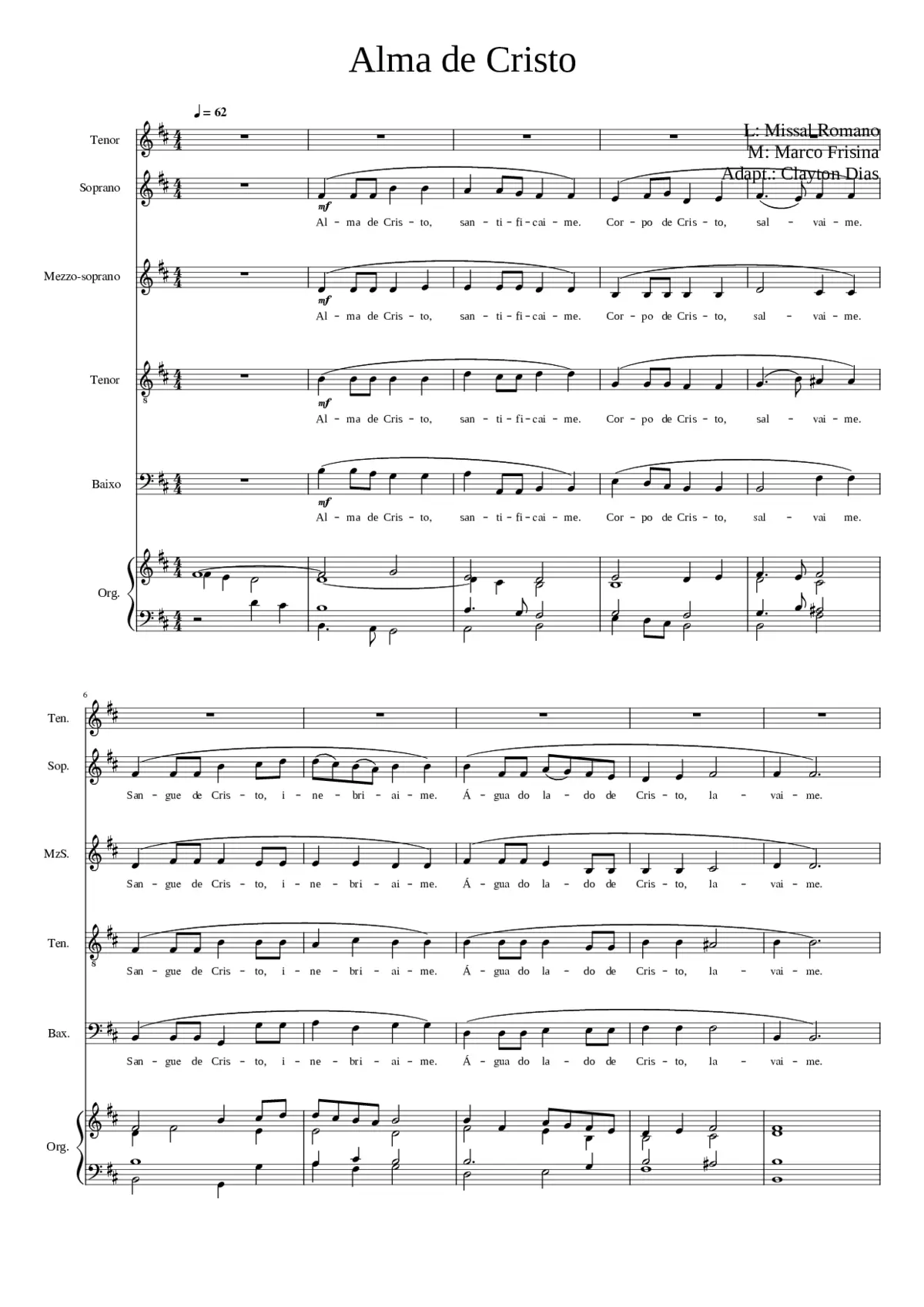 Anima Christi - Page 1