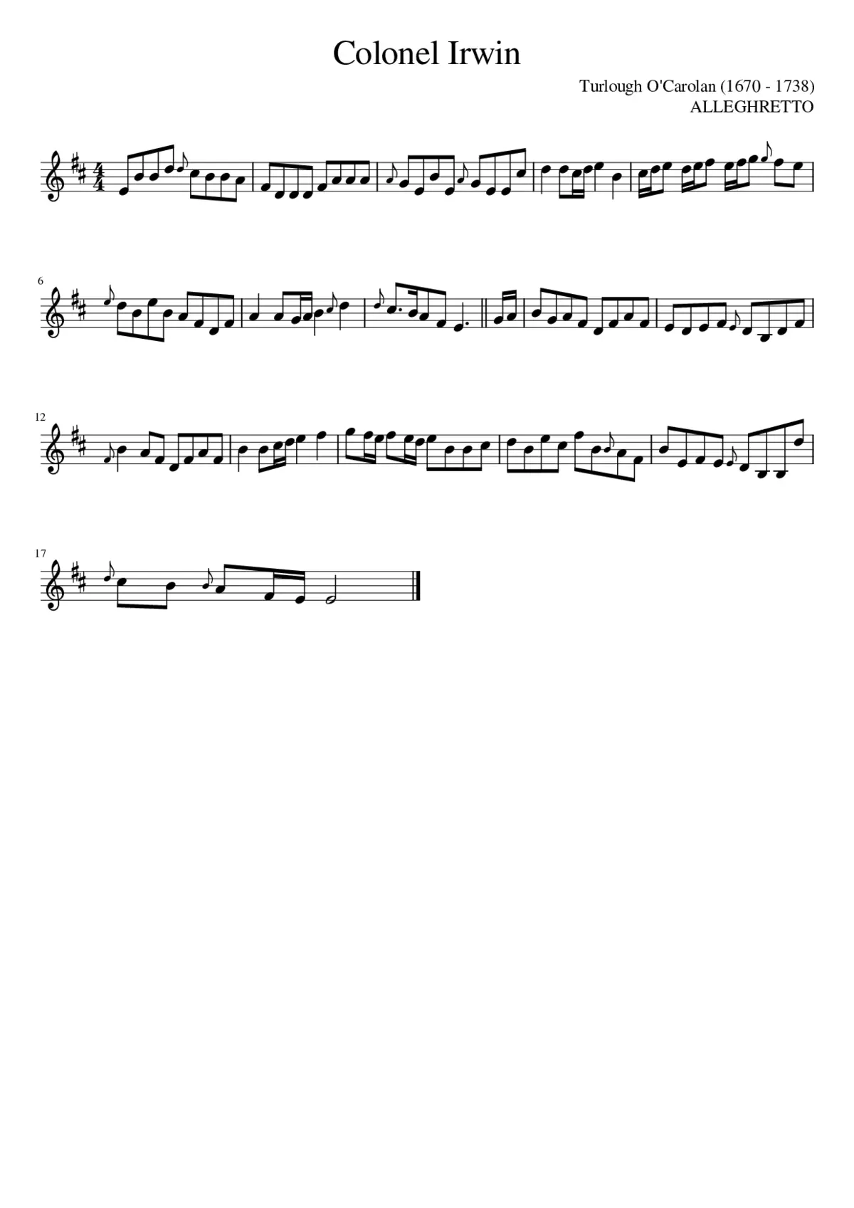 Colonel Irwin - Page 1