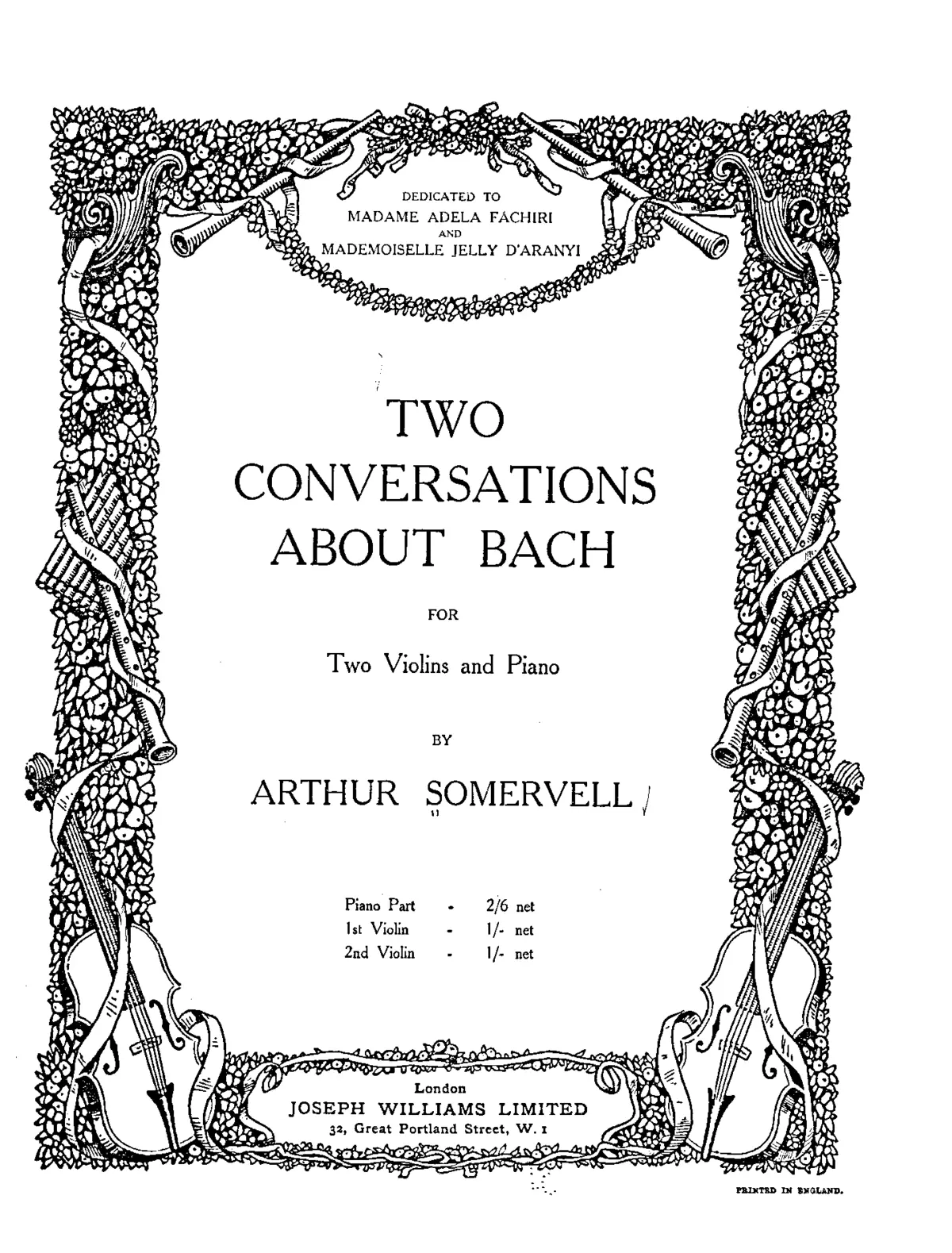 2 Conversations about Bach - Page 1