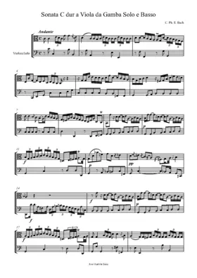 Sonata a Viola da Gamba Solo e Basso