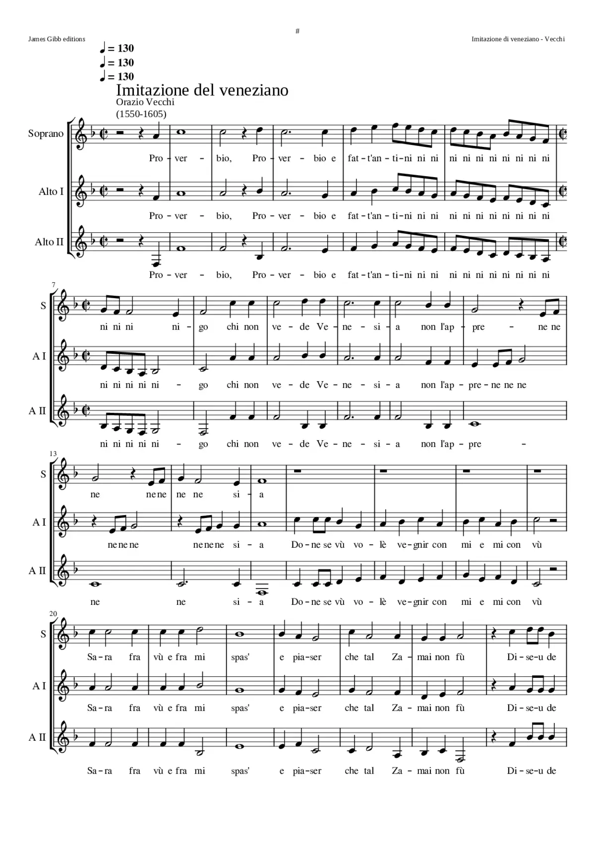 Imitazione del veneziano - Page 1