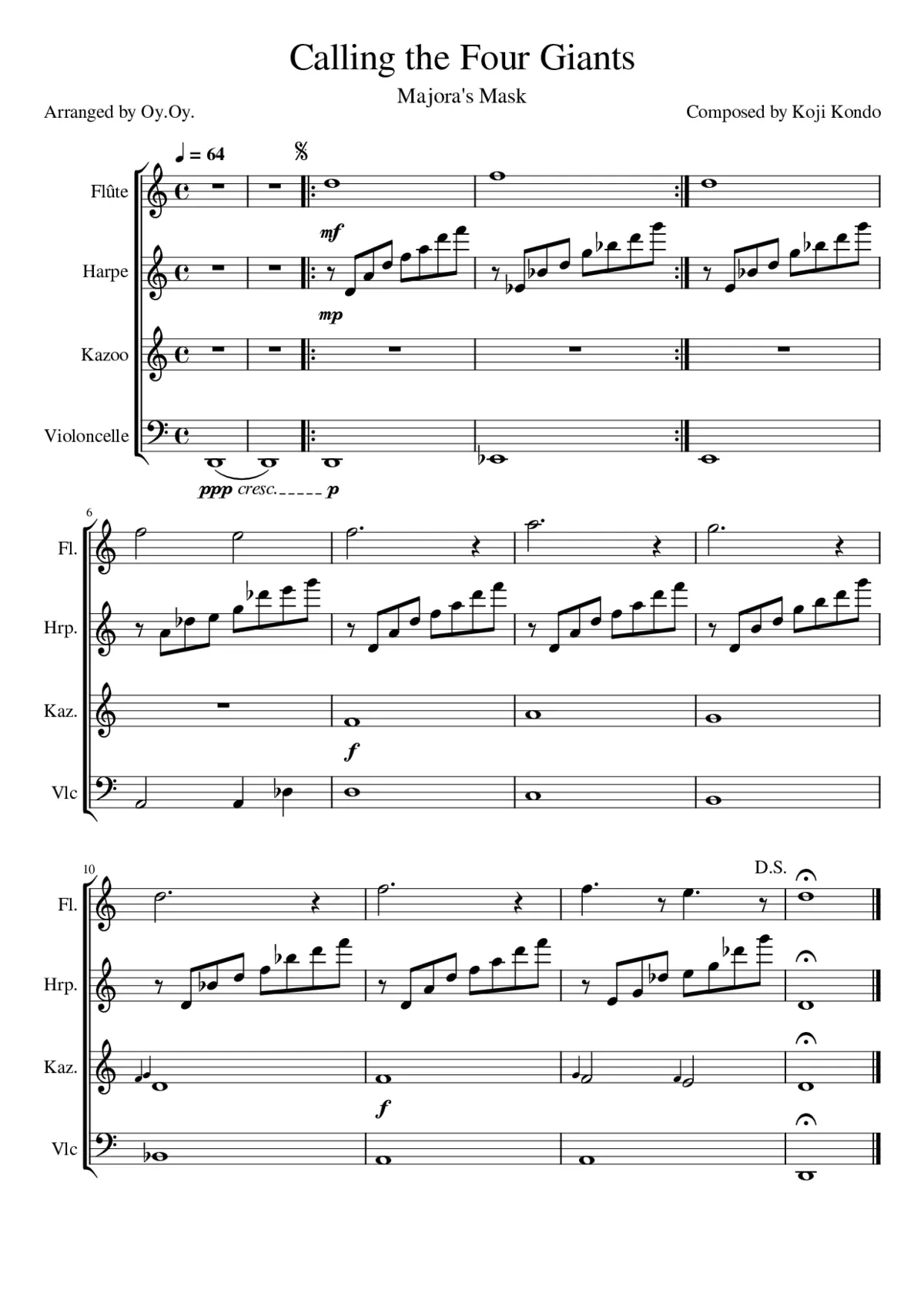 Calling the Four Giants - Page 1