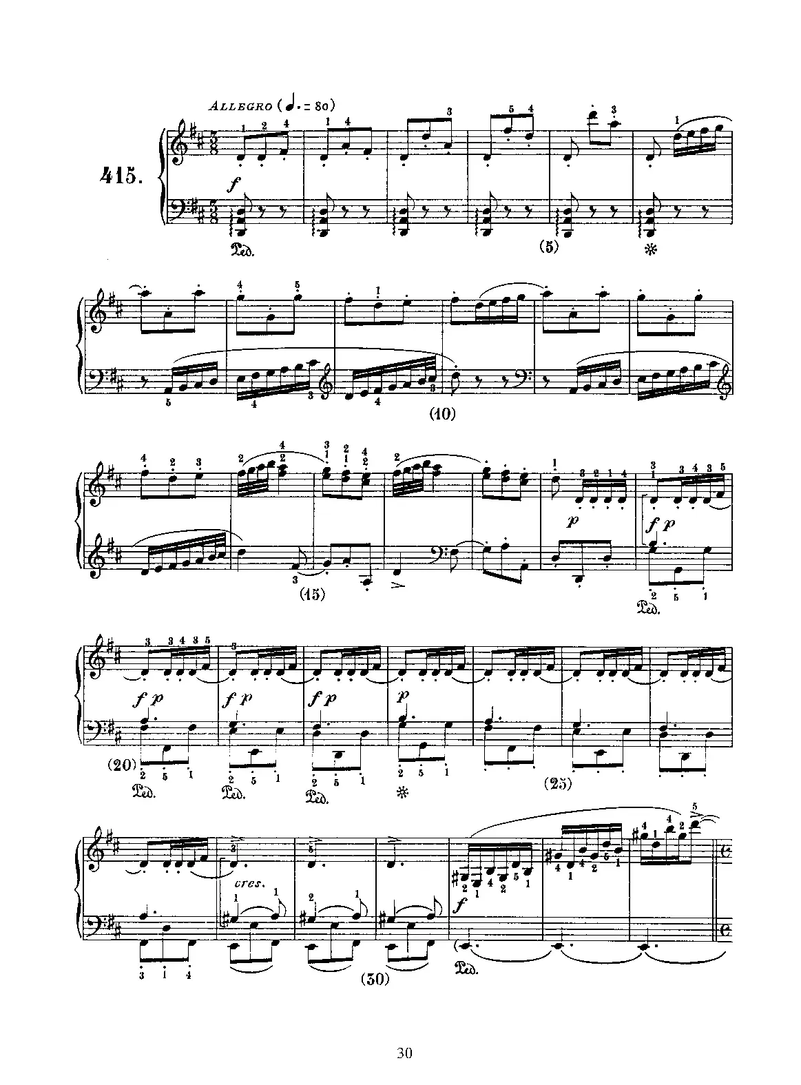 Keyboard Sonata in D major - Page 1