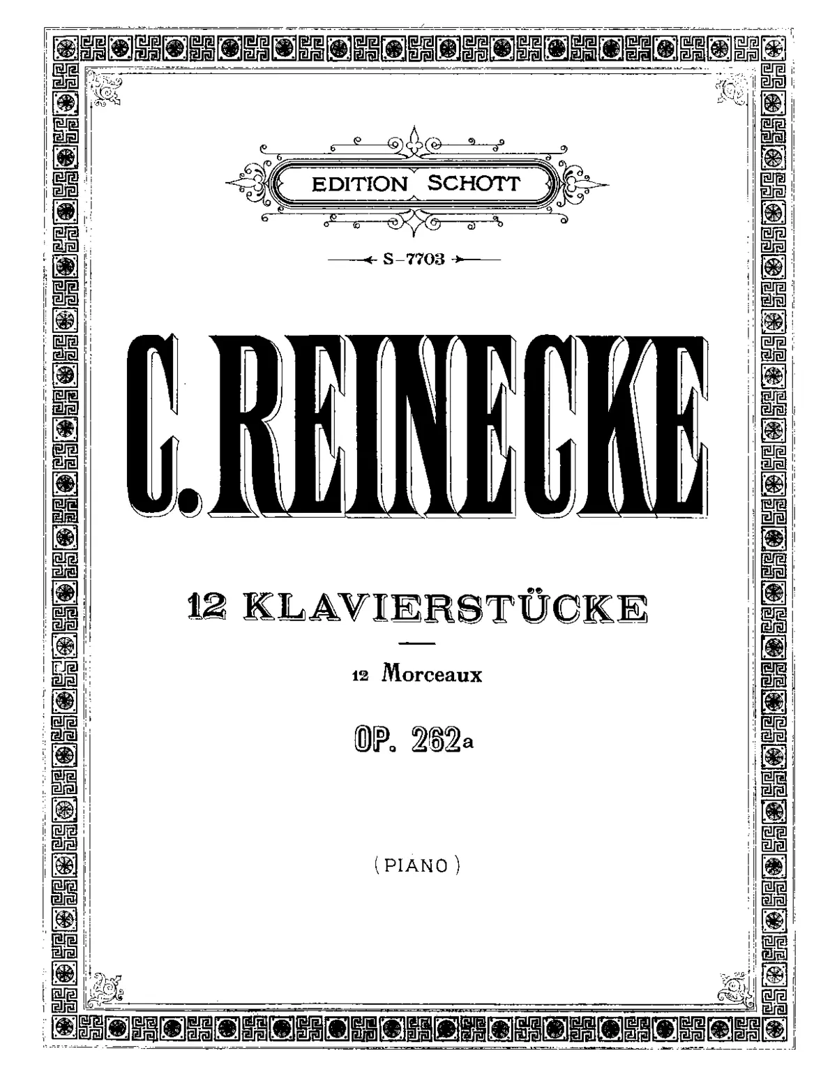 12 Klavierstücke, Op.262a - Page 1