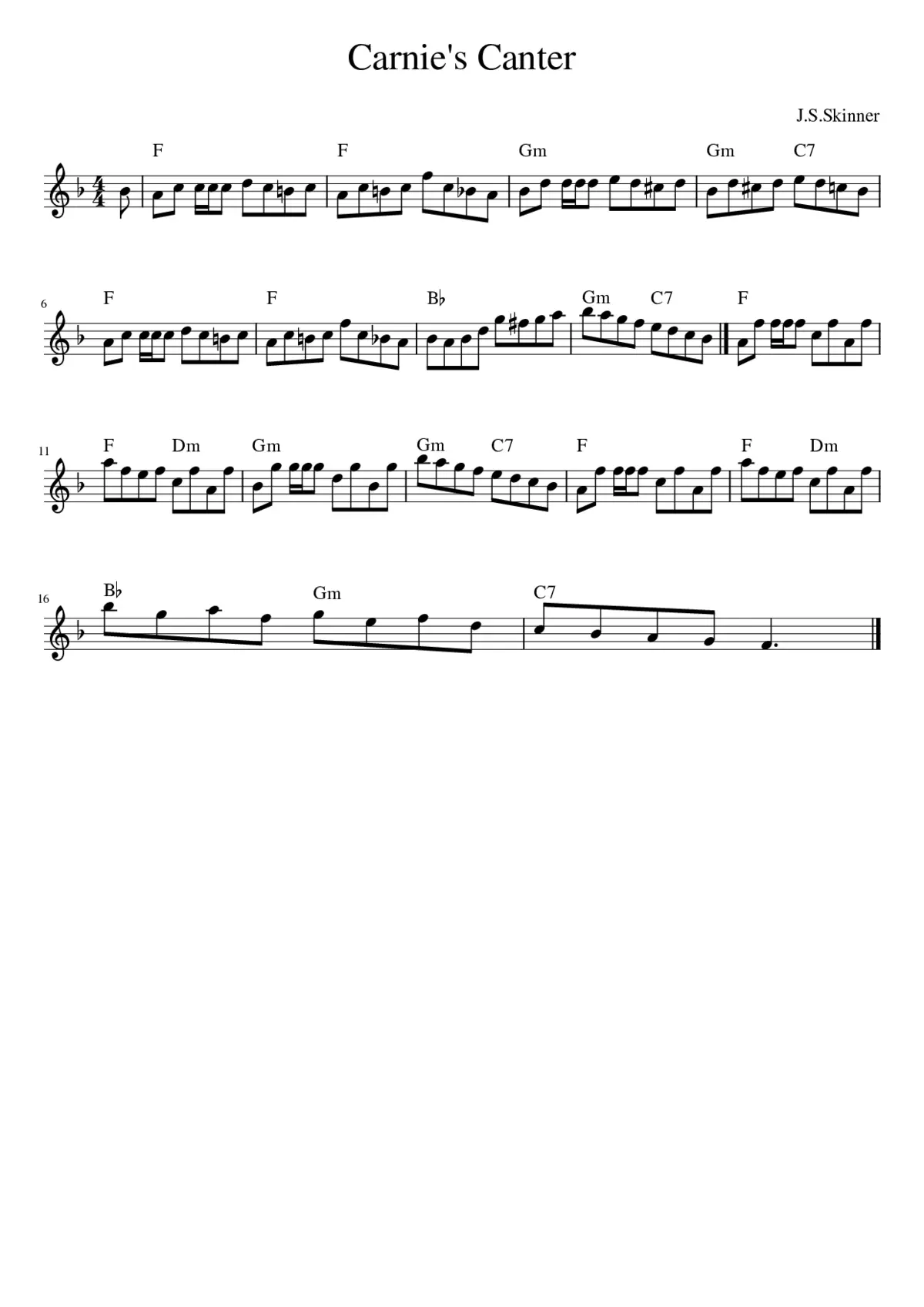 Carnie's Canter - Page 1