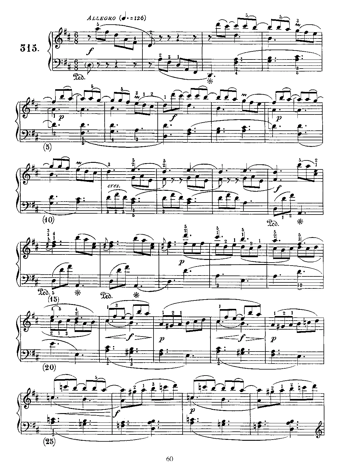 Keyboard Sonata in D major - Page 1