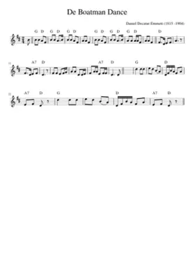 BOATMANS DANCE