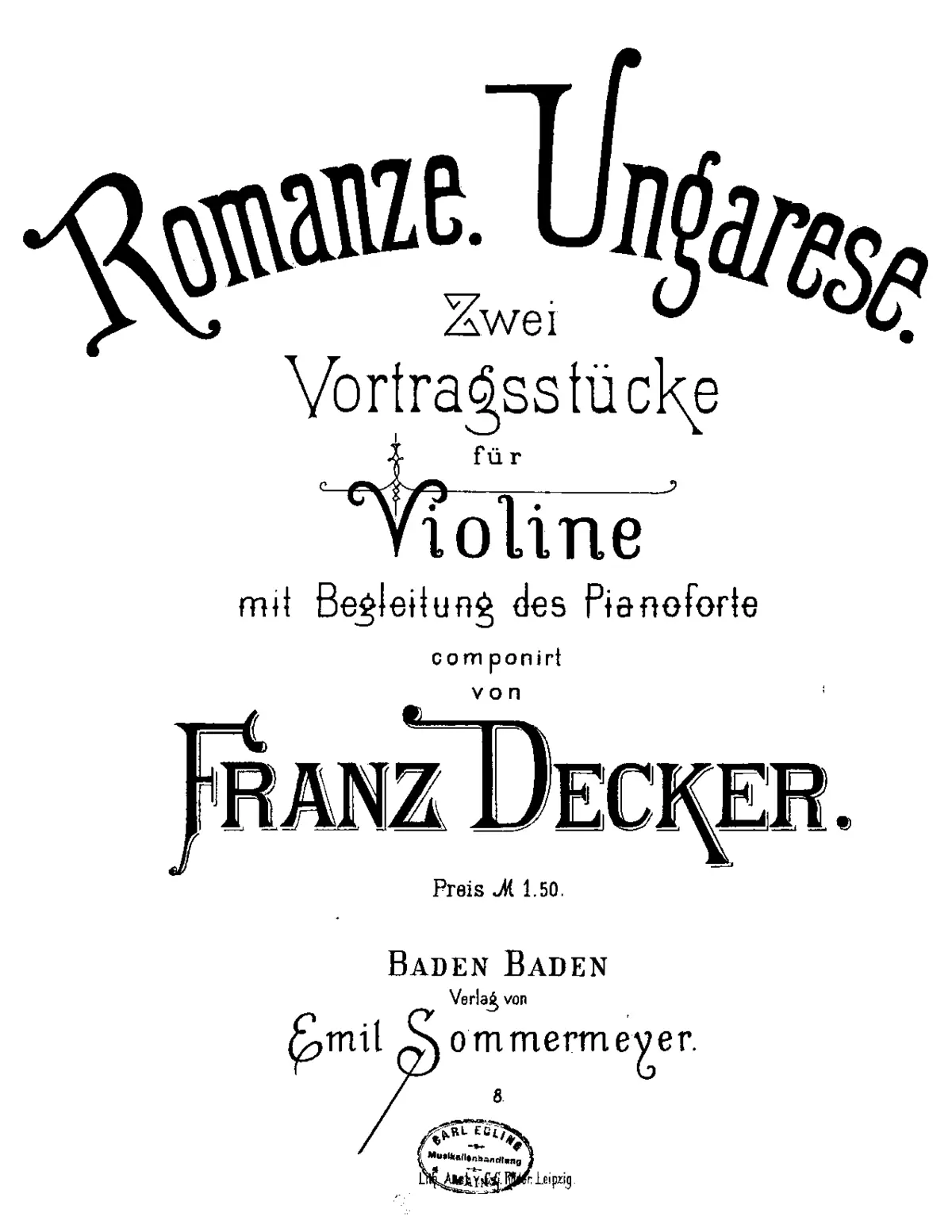 2 Vortragsstücke - Page 1