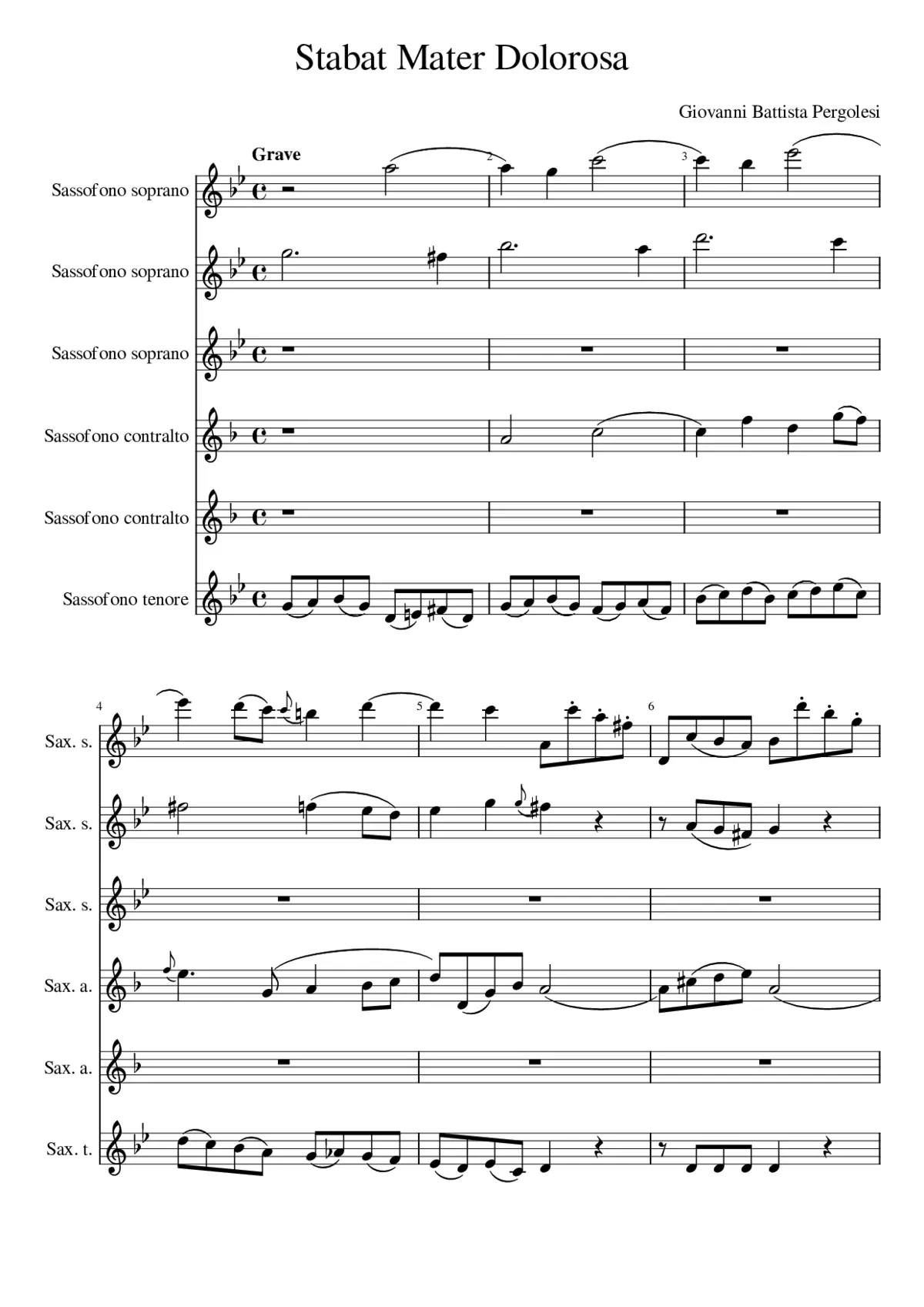 Stabat Mater Dolorosa - Page 1