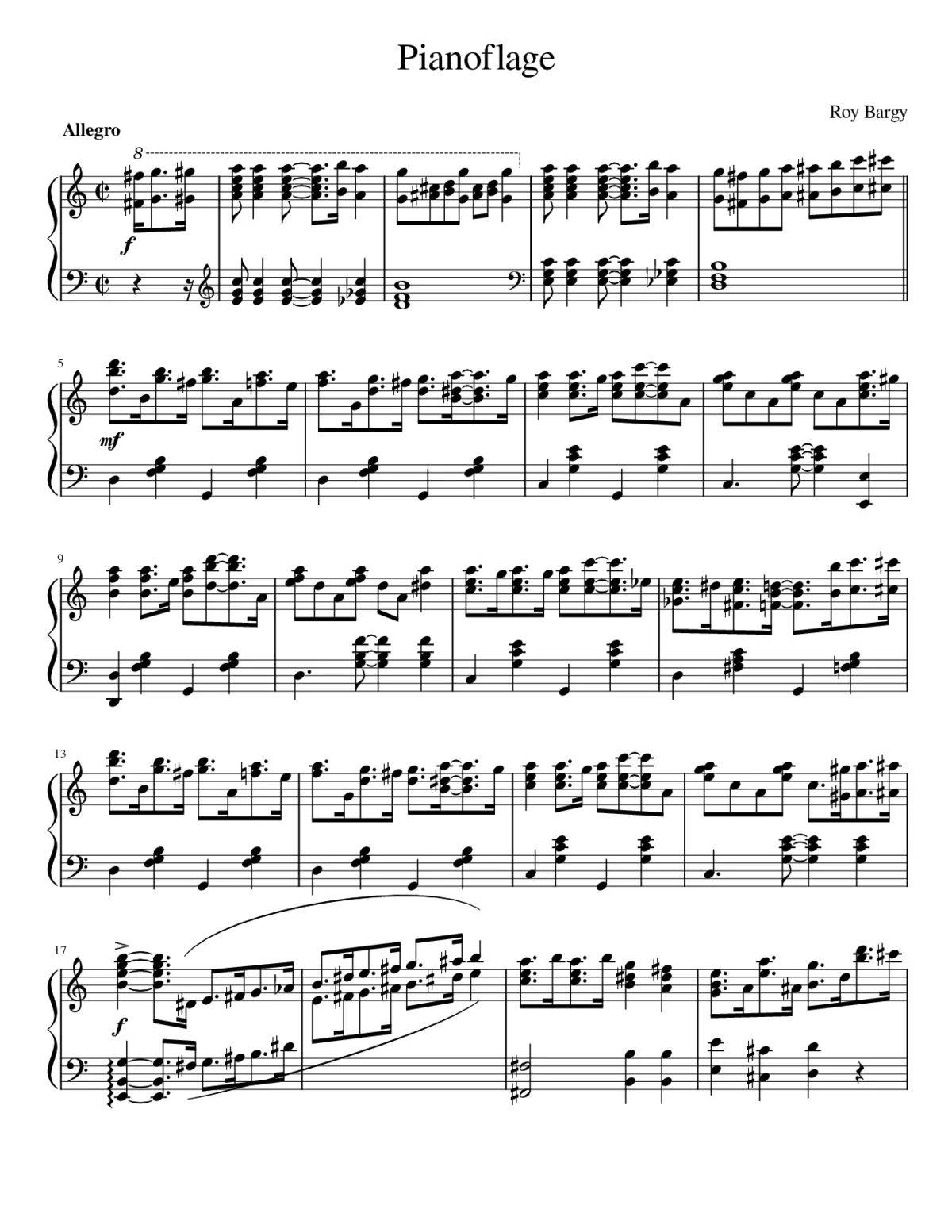 Pianoflage - Page 1