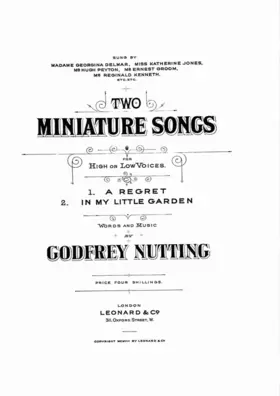 Two Miniature Songs