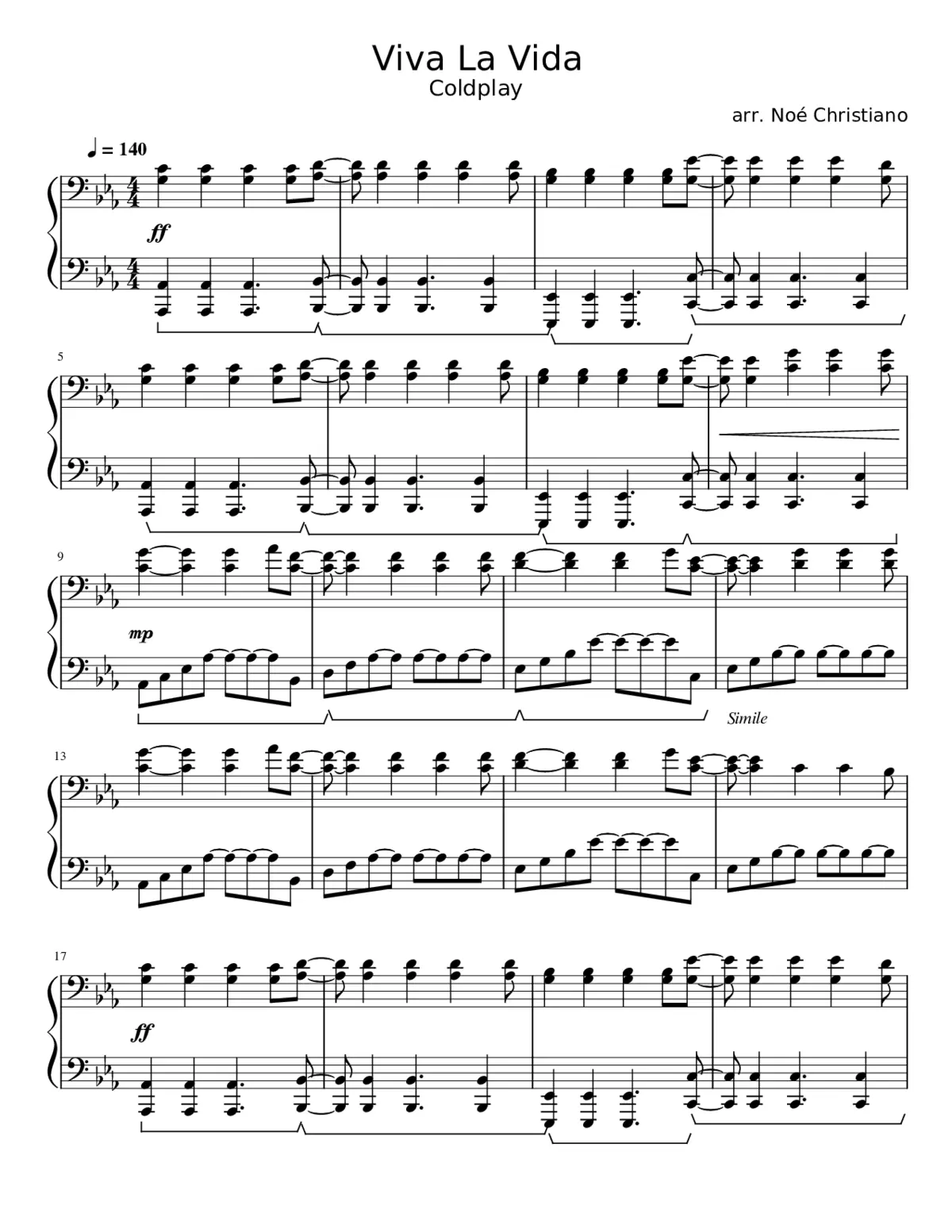 Viva la Vida - Page 1