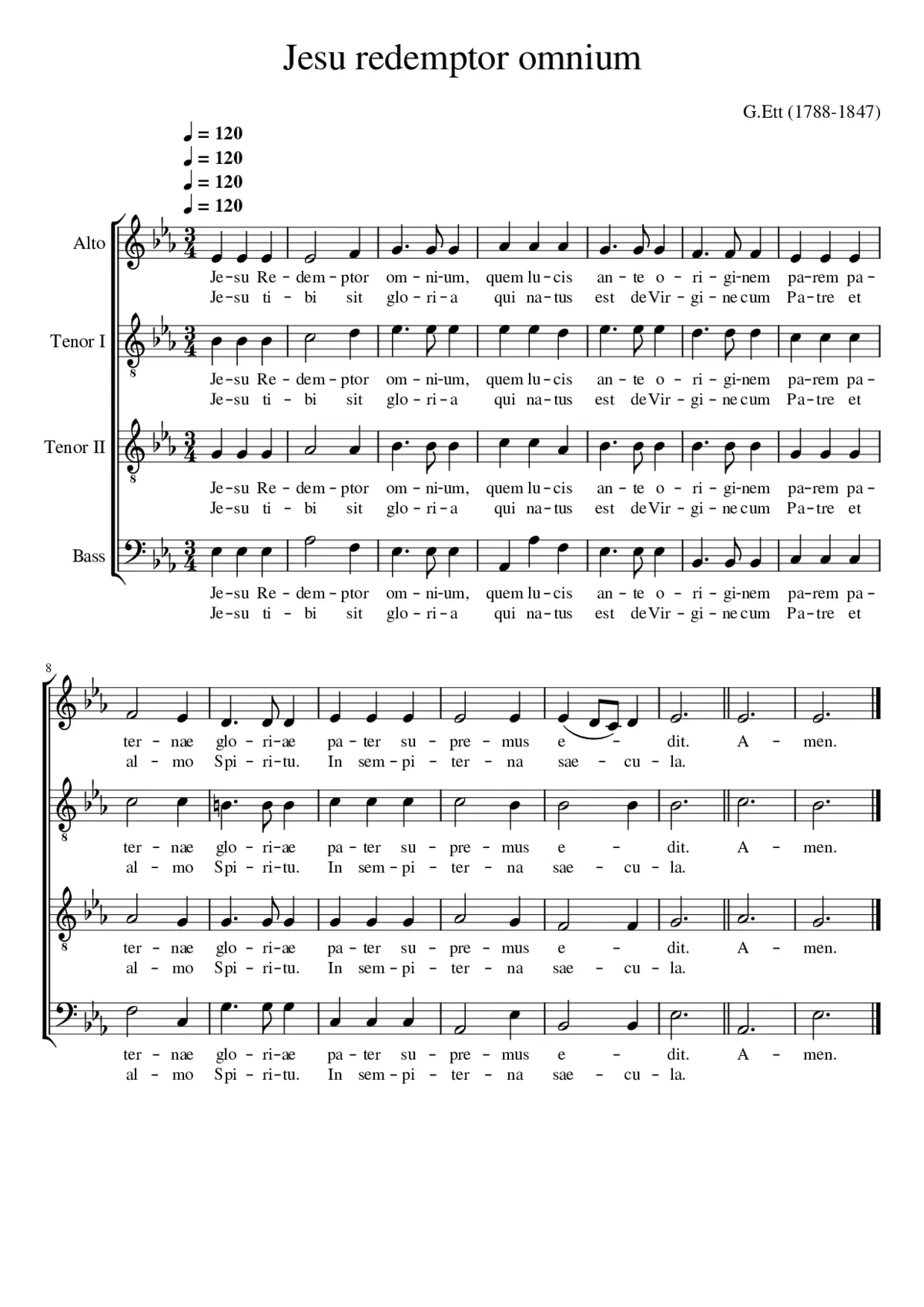 Jesu redemptor omnium - Page 1