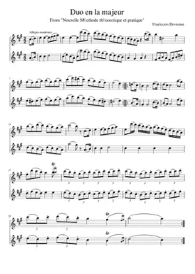 Duo en la majeur