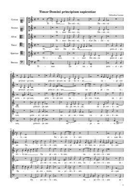 Timor Domini principium sapientiae