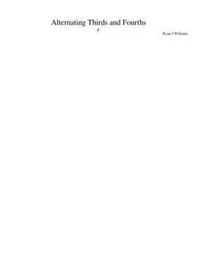 Alternating Thirds and Fourths - F