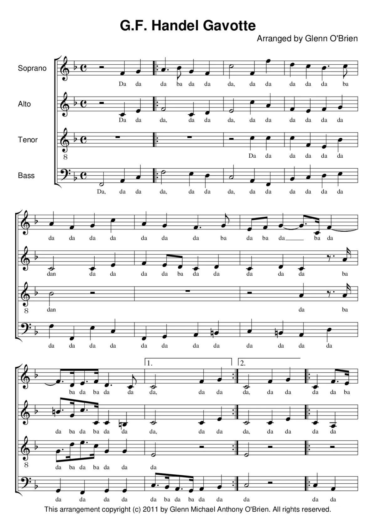 Gavotte - Page 1