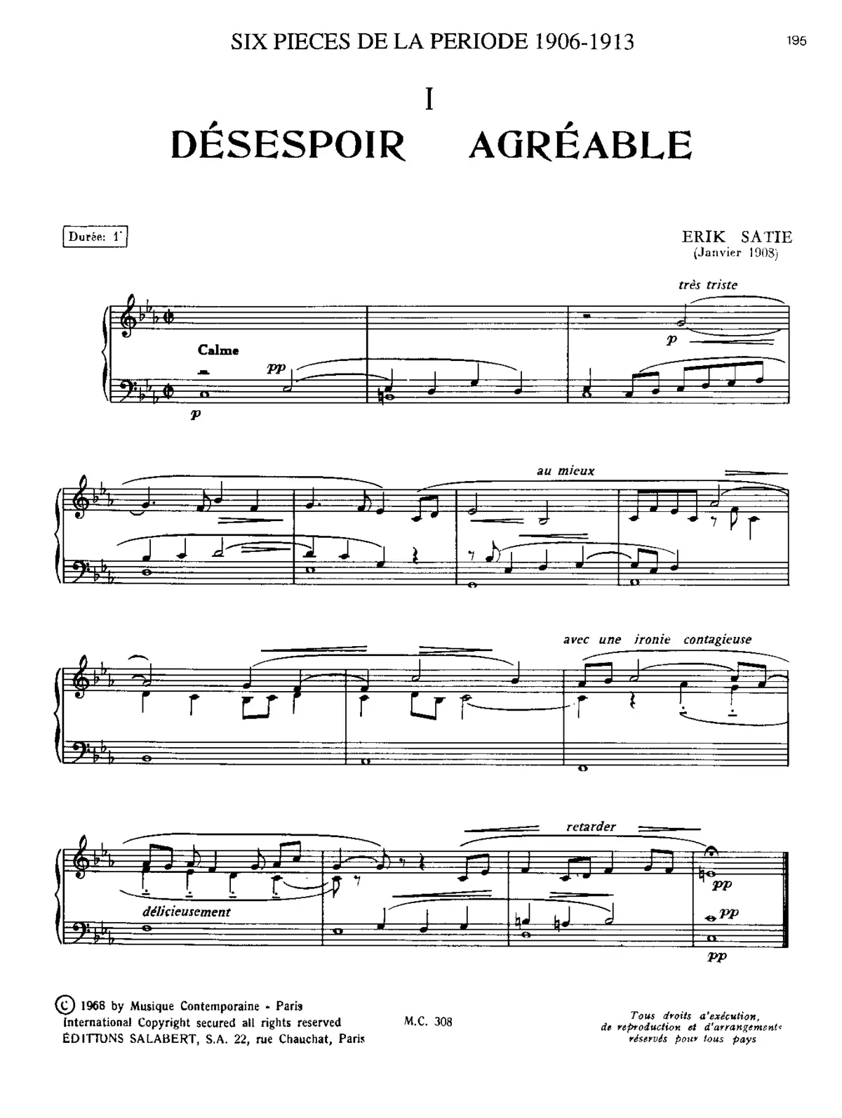 Désespoir agréable - Page 1