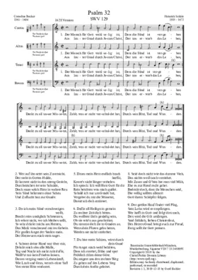 Der Mensch vor Gott wohl selig ist, SWV 129
