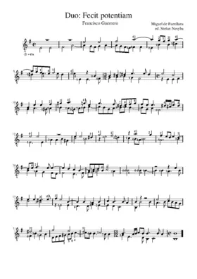 Duo: Fecit potentiam de Guerrero