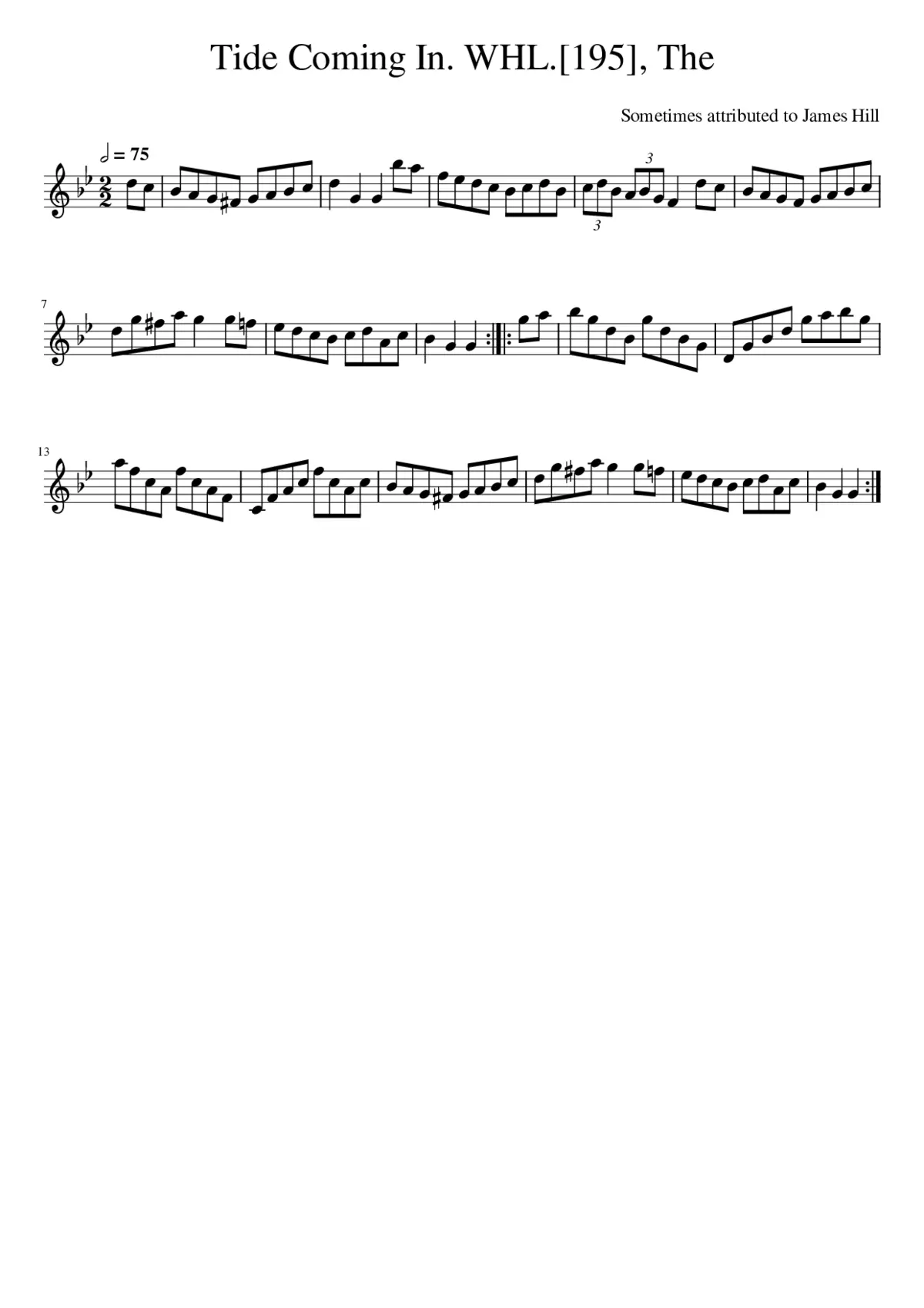 The Tide Coming In. WHL.[195] - Page 1