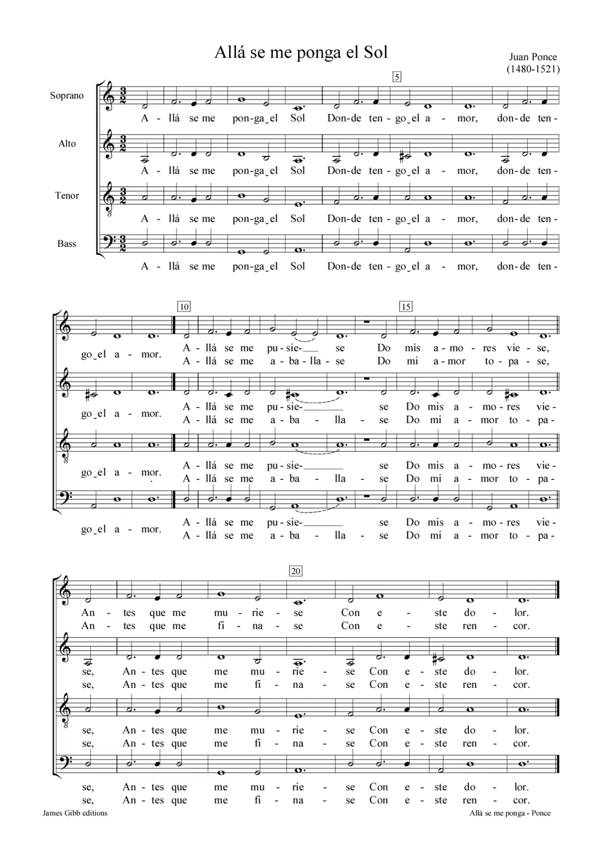 Allá se me ponga el sol - Page 1
