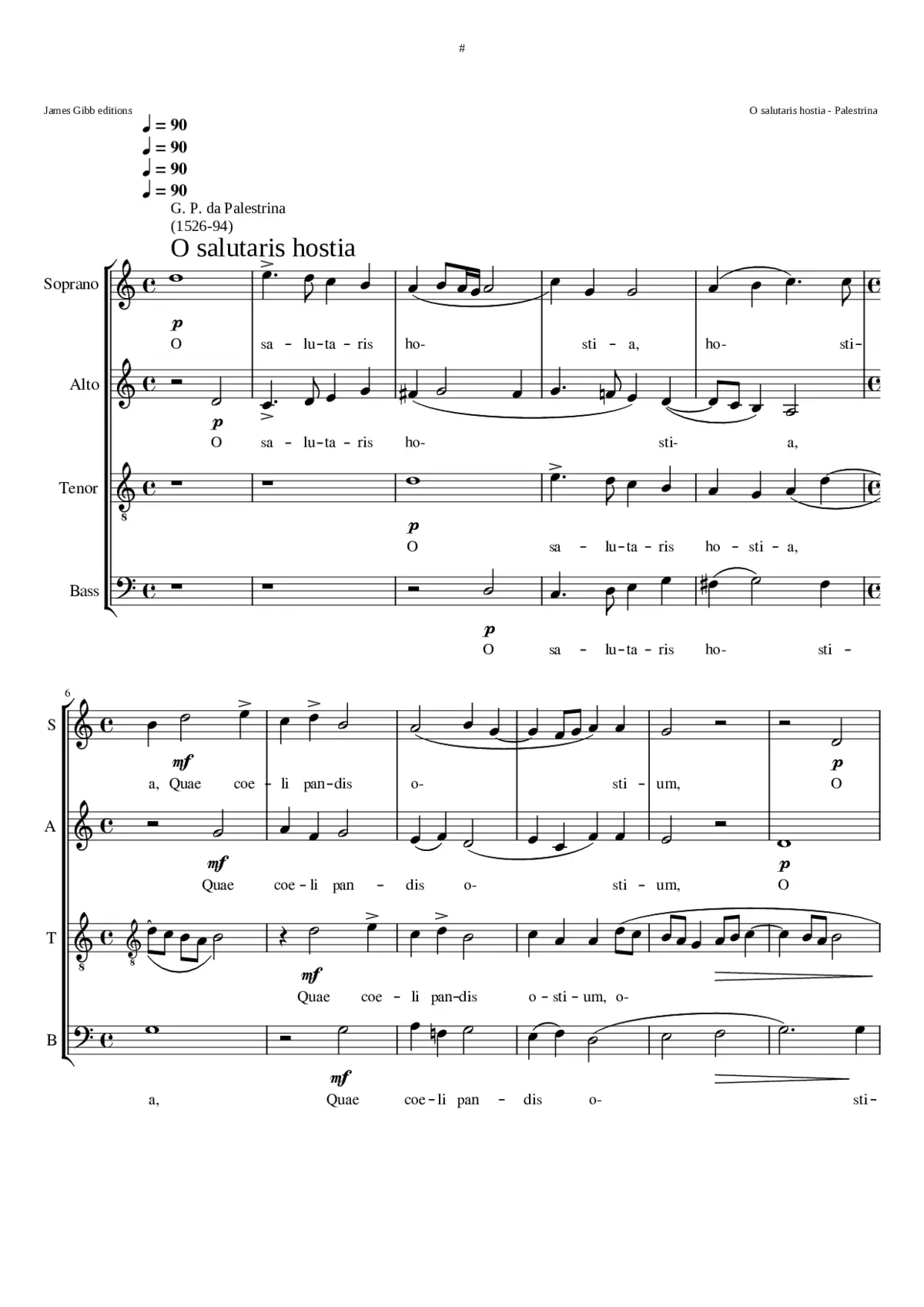 O salutaris hostia - Page 1