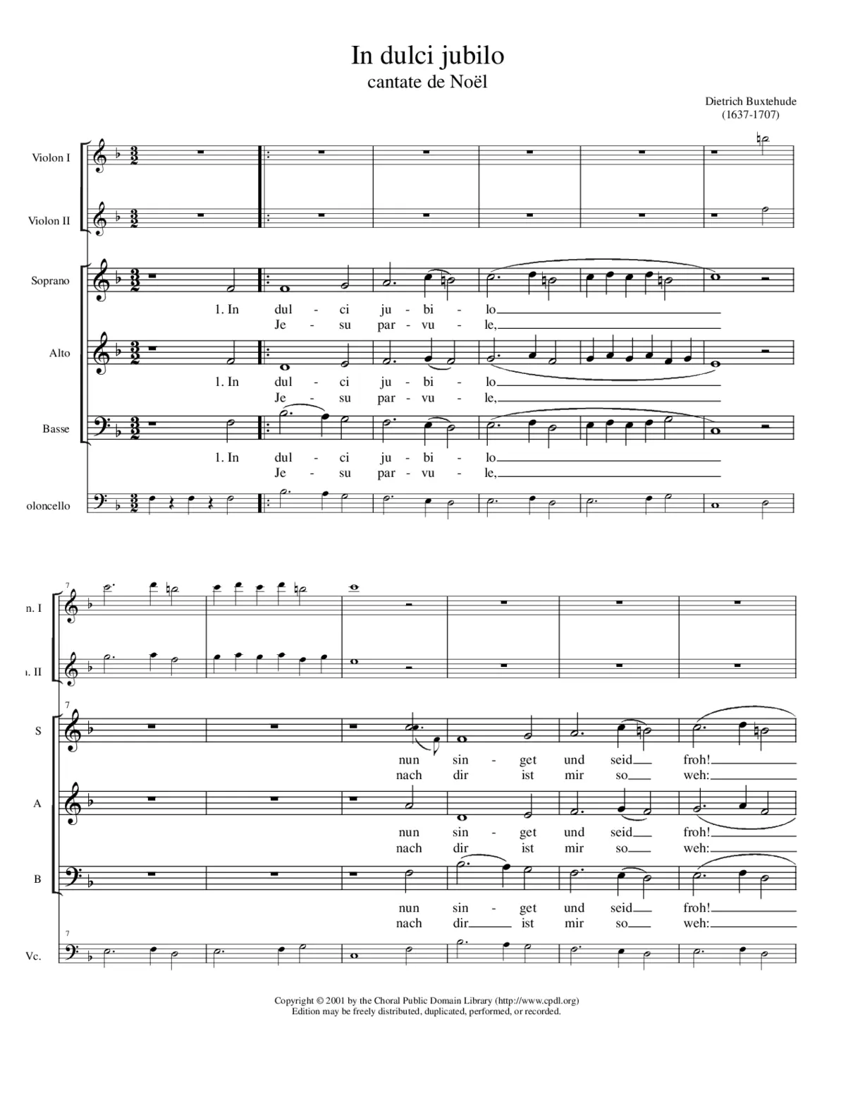 In dulci jubilo - Page 1